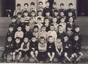 ECOLE LAMORICIERE GARCONS 1954 CP